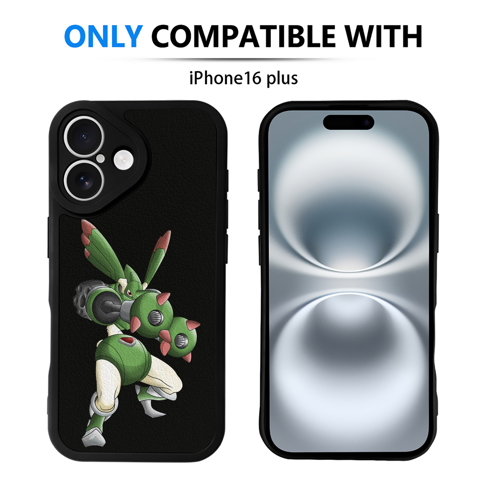（画像用） Digimon デジタルモンスター/デジモン 【iPhone 16シリーズ対応】シリコンスマホケース（レザー調） 材質：シリコン